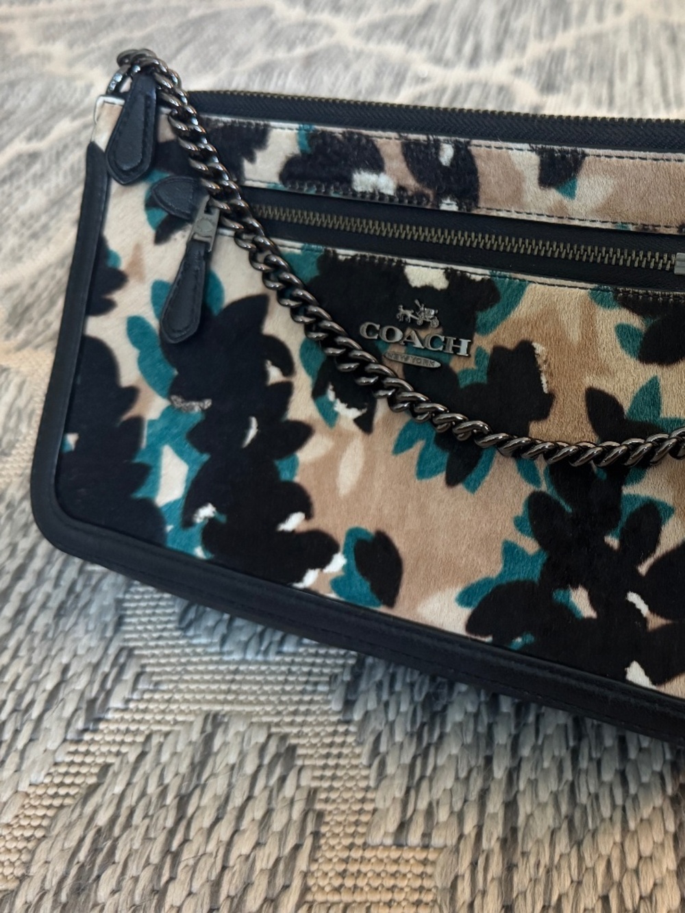 Coach | Leaf Print Nolita | Leather and Calf Hair